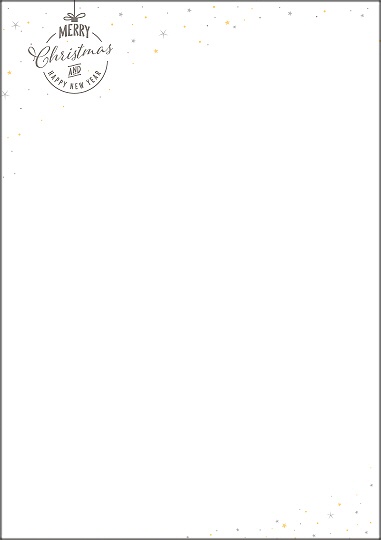 Weihnachtsbriefpapier 19119