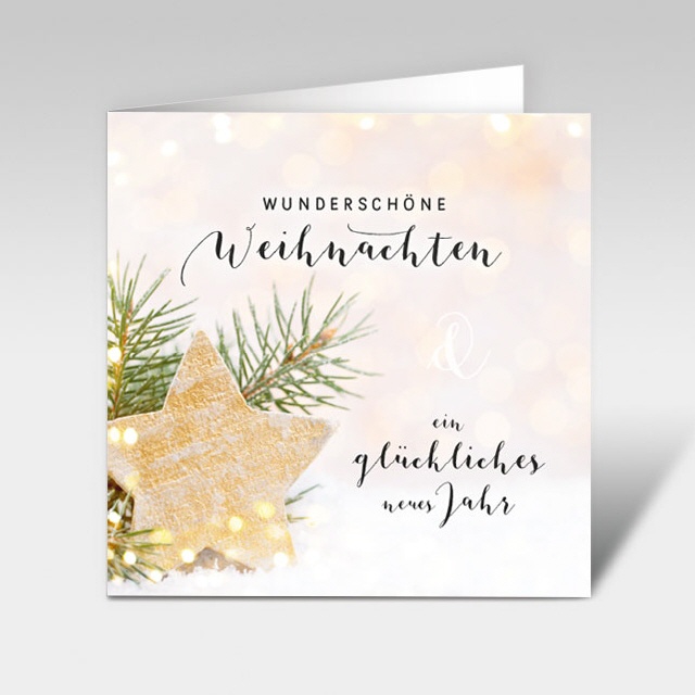 Weihnachtskarte 18258