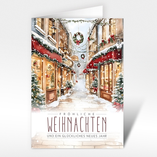 Weihnachtskarte 18343-D
