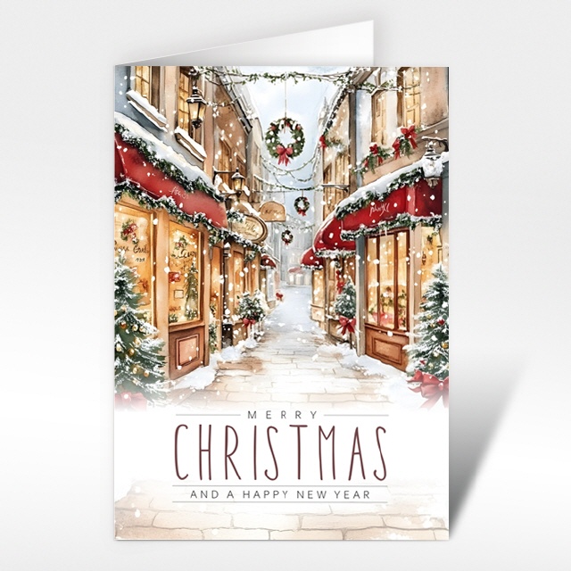 Weihnachtskarte 18343-E