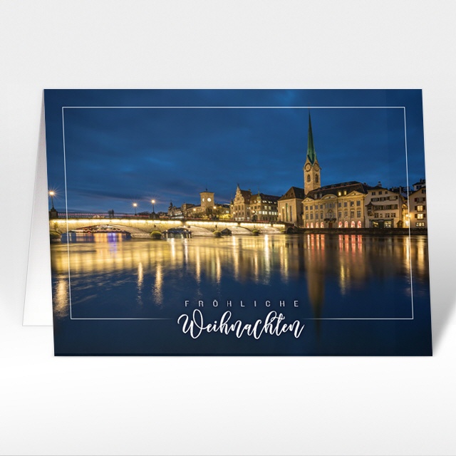 Weihnachtskarten "M&uuml;nsterbr&uuml;cke Z&uuml;rich"