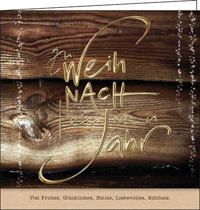 Neujahrskarte, Weihnachten Neujahr, 150 x 150